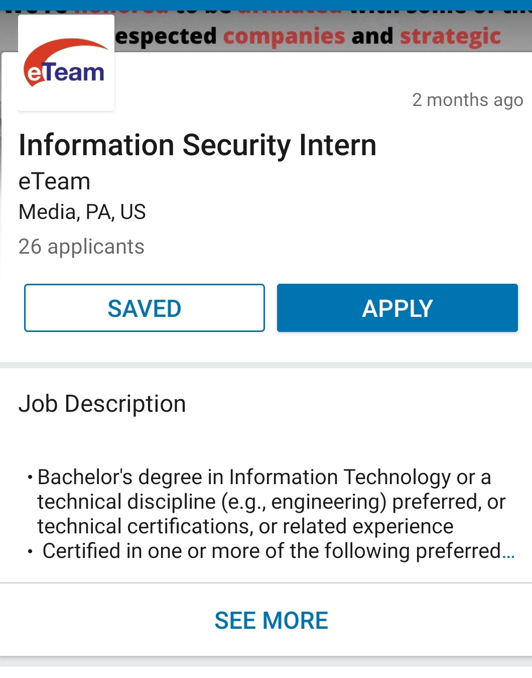 Hall of Shame Job Posting